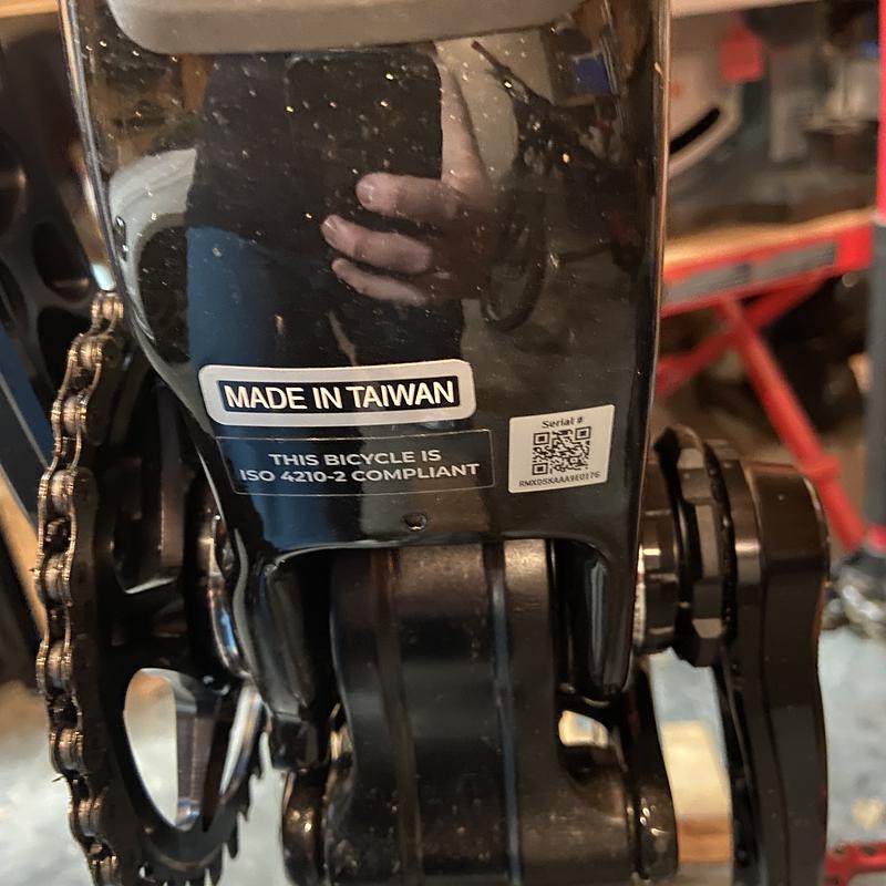 Photo of recovered bike