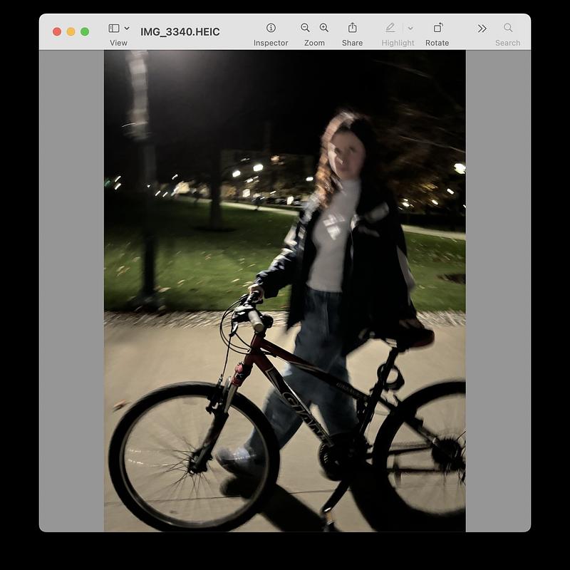 Photo of recovered bike