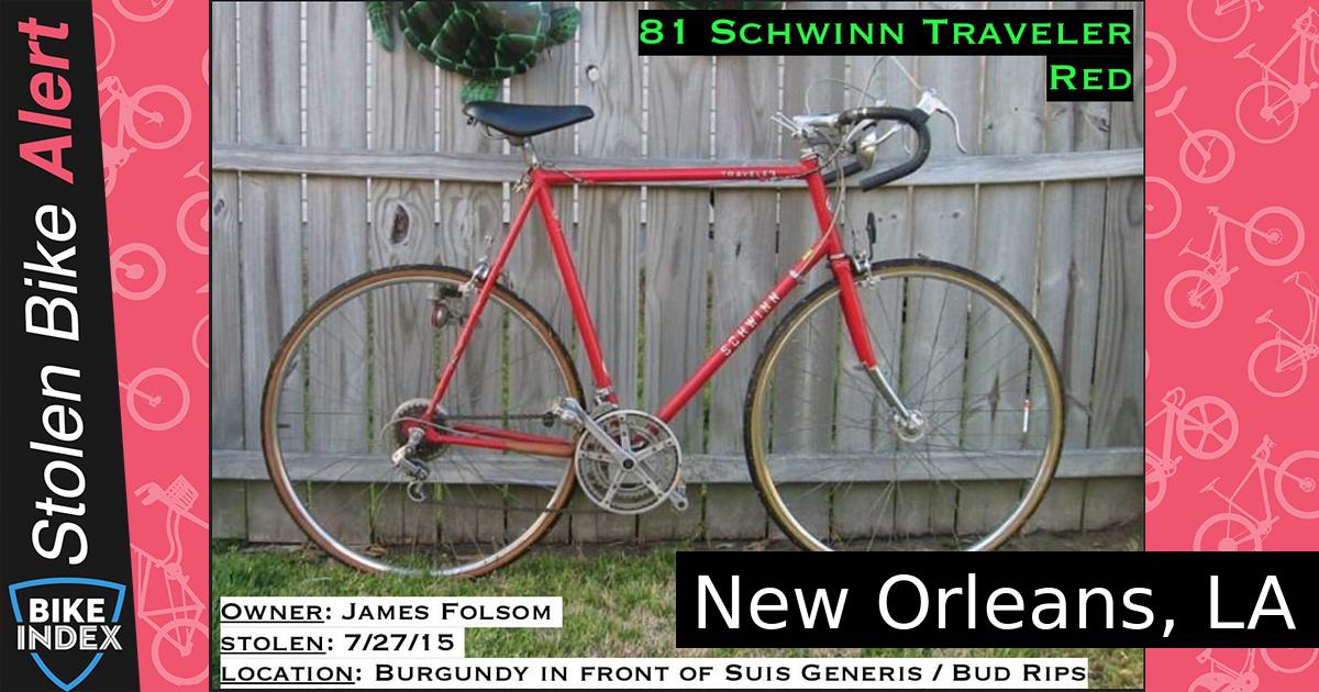 Stolen 1981 Schwinn Traveler