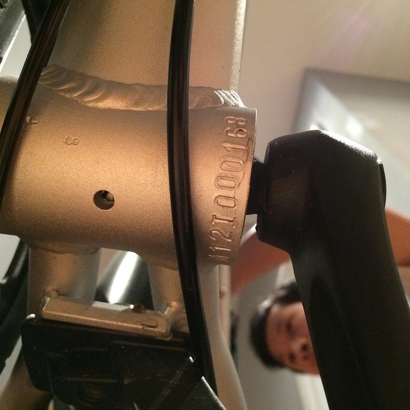 Photo of recovered bike