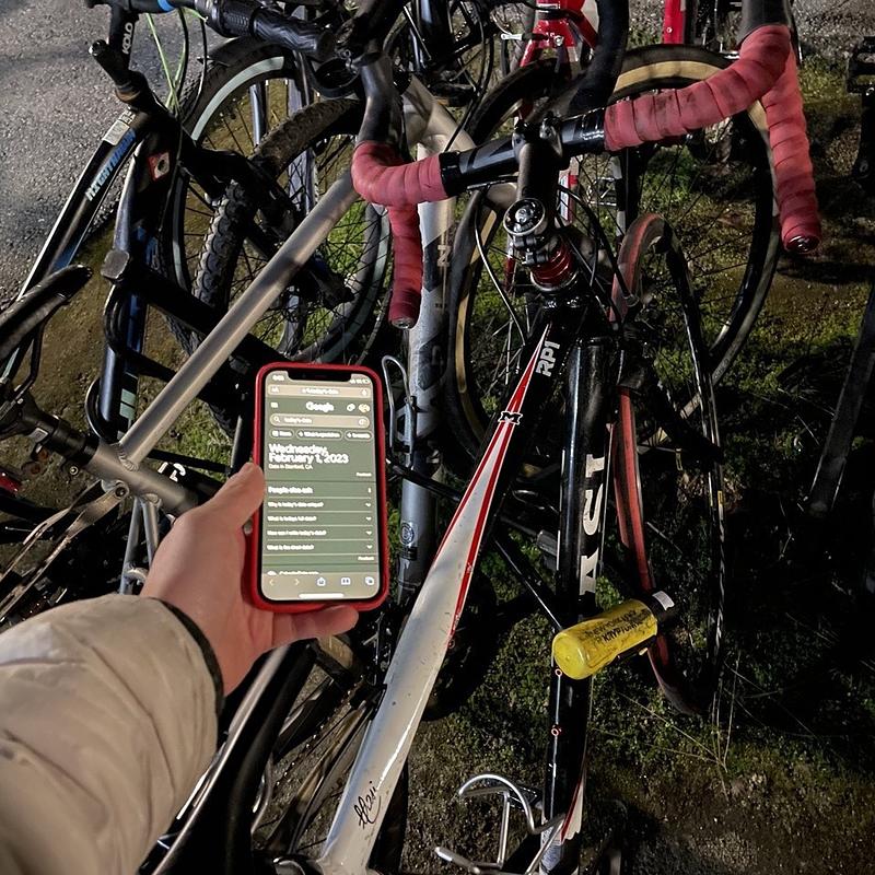 Photo of recovered bike