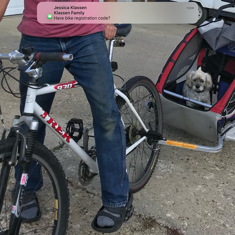 Photo of recovered bike