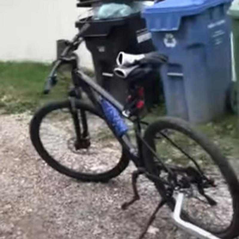 Photo of recovered bike