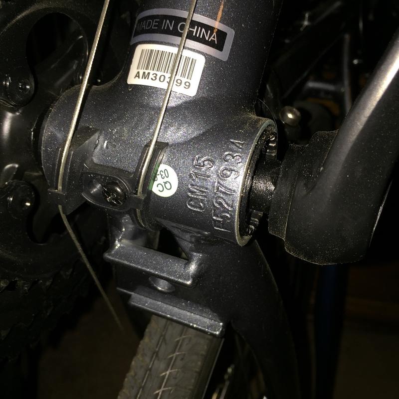 Photo of recovered bike