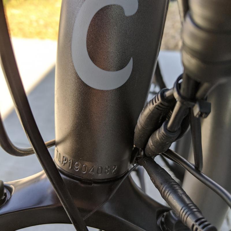 Photo of recovered bike