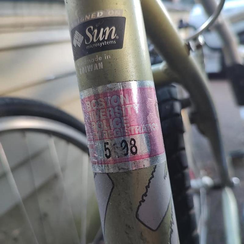 Photo of recovered bike