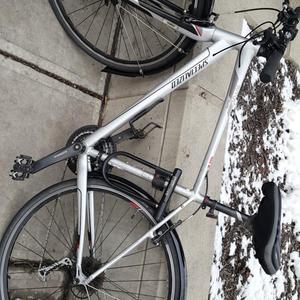 2014 Specialized Sirrus Elite Silver, gray or bare metal