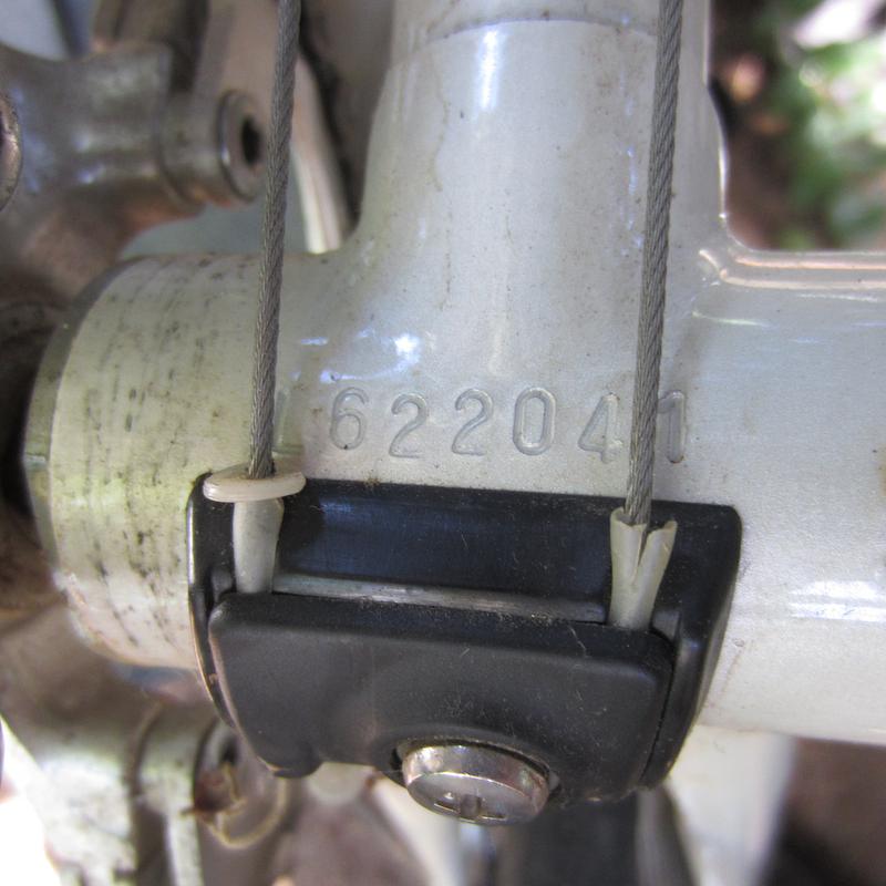 Photo of recovered bike