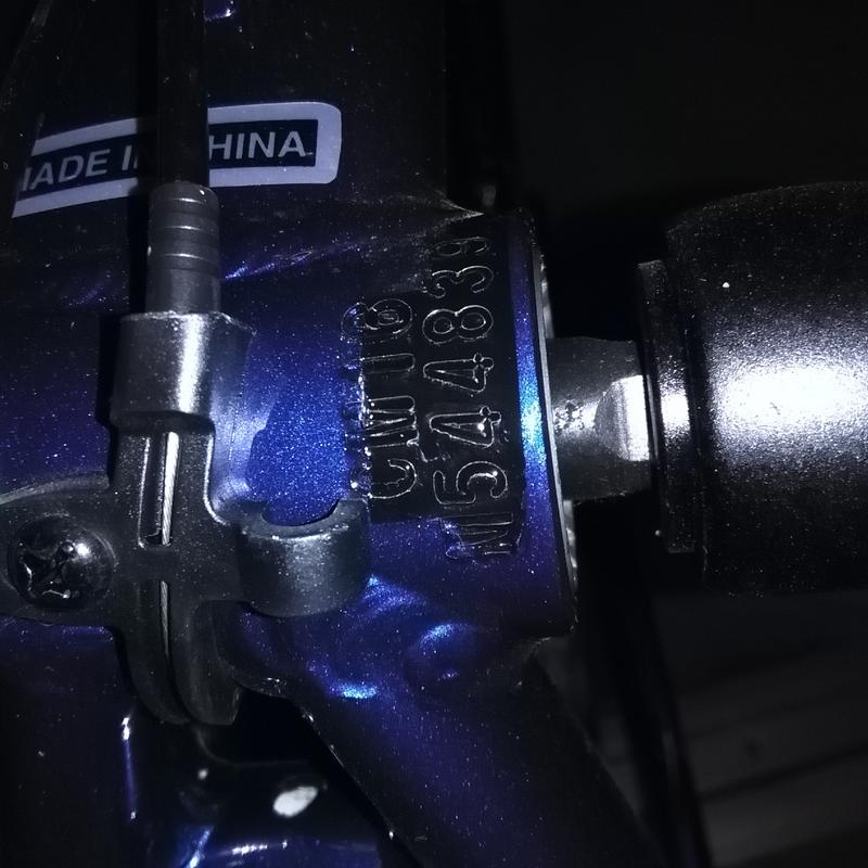 Photo of recovered bike